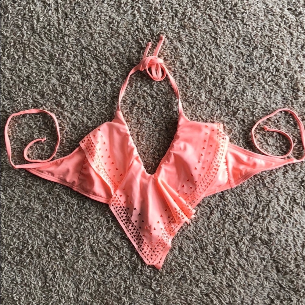 Peach Xhilaration Bikini Top